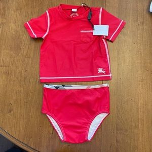 Brand New Burberry Swimsuit 9 Months